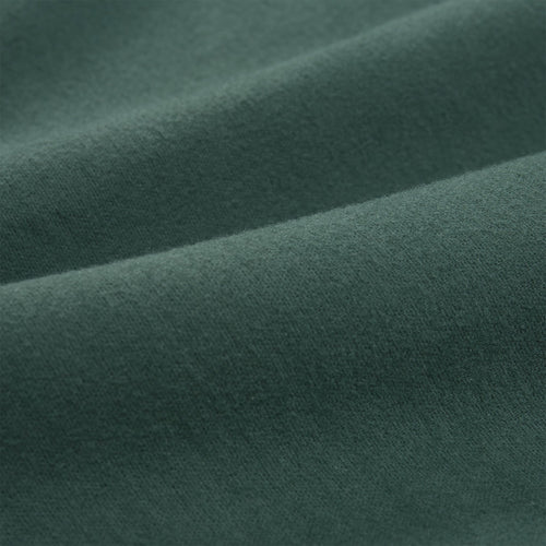Montrose Flannel Pillowcase dark green, 100% cotton | URBANARA flannel bedding