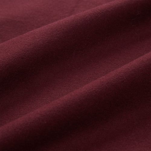 Montrose Flannel Pillowcase bordeaux red, 100% cotton | Find the perfect flannel bedding