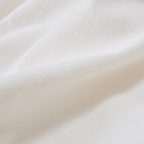 Montrose Flannel Pillowcase cream, 100% cotton | URBANARA flannel bedding