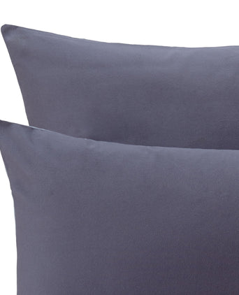 Montrose Flannel Pillowcase grey, 100% cotton