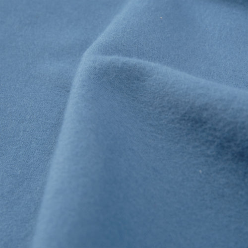 Moreira Flannel Pillowcase teal, 100% cotton | URBANARA flannel bedding