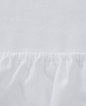 Montrose Flannel Fitted Sheet white, 100% cotton