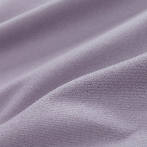 Moreira pillowcase, mauve grey, 100% cotton | URBANARA flannel bedding