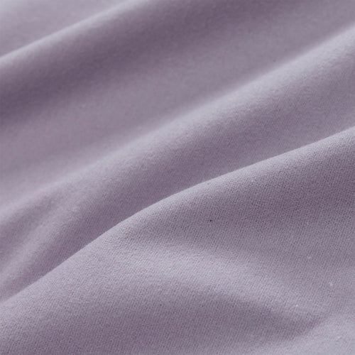 Moreira duvet cover, mauve grey, 100% cotton | URBANARA flannel bedding