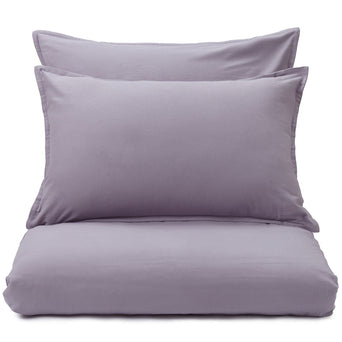 Moreira duvet cover, mauve grey, 100% cotton