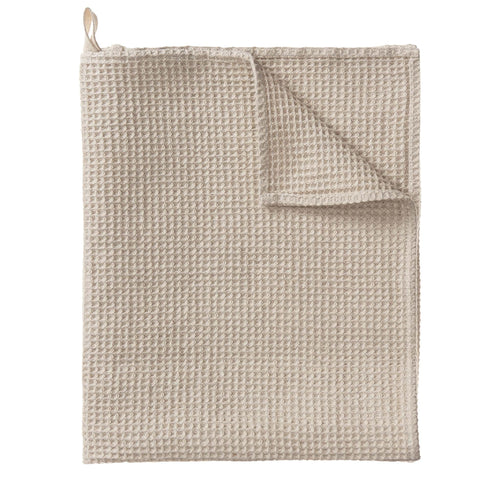 Motrai Tea Towel beige & ivory, 50% linen & 50% cotton