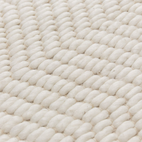 Nadu Wool Rug [Natural white]