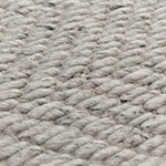 Rug Nadu Silver grey melange, 80% Wool & 20% Cotton | High quality homewares 