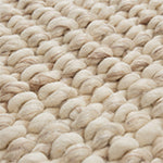 Nagar Wool Rug ivory melange, 80% wool & 20% viscose | High quality homewares