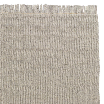 Nagar Wool Rug [Silver grey melange]