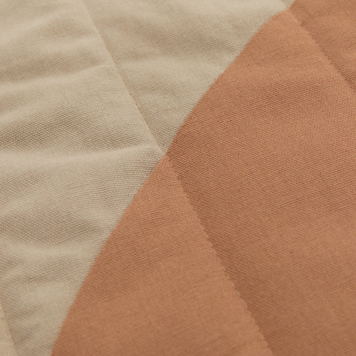 Picnic Blanket Nandara Sand & Terracotta & Natural white, 100% Cotton canvas | High quality homewares 