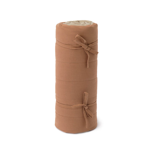 Picnic Blanket Nandara Sand & Terracotta & Natural white, 100% Cotton canvas