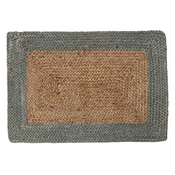 Nandi Doormat [Natural & Sage green]