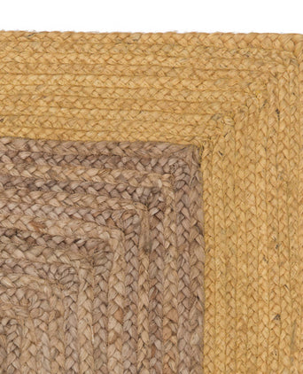 Nandi Doormat natural & mustard, 100% jute