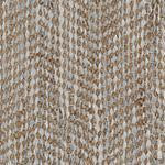 Nattika doormat, white & natural, 45% leather & 45% jute & 10% cotton | URBANARA doormats
