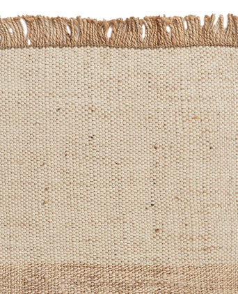 Naya Hemp Door Mat natural & ivory & natural white, 95% hemp & 5% wool