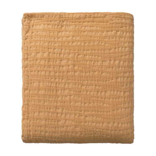 Bedspread Nazare Cork, 90% BCI Cotton & 10% Nettle