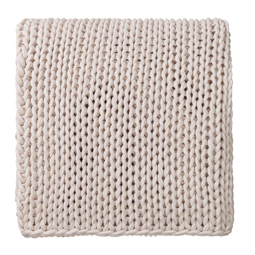 Neiva blanket, off-white melange, 100% cotton