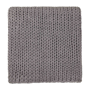 Neiva Cotton Blanket light grey melange, 100% cotton