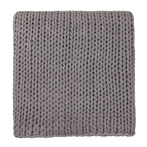 Neiva Cotton Blanket light grey melange, 100% cotton