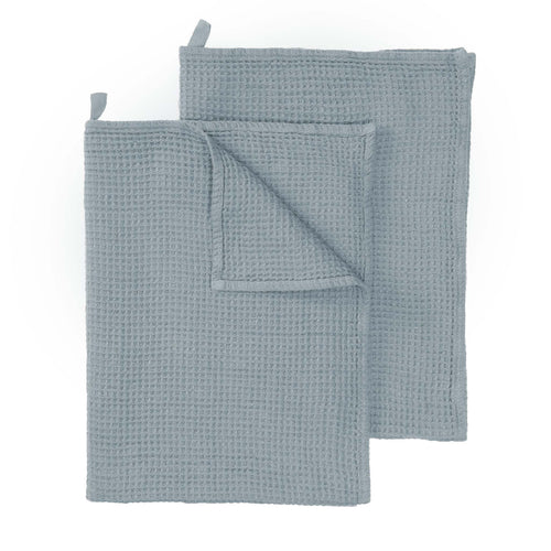 Neris Tea Towel Set [Light green grey]