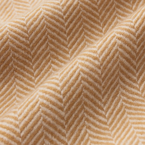 Nerva Cashmere Blanket [Ochre & Cream]