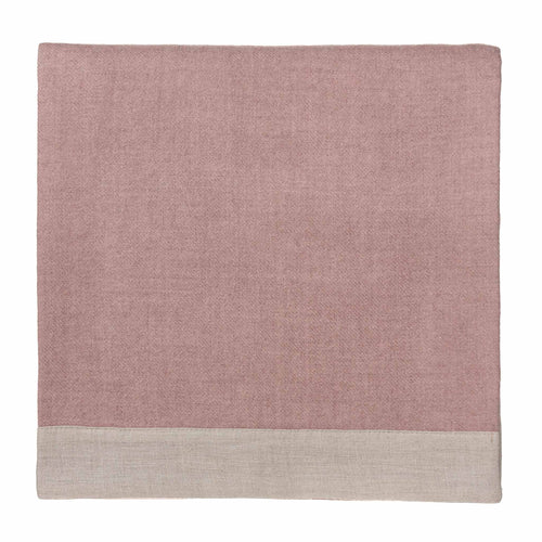 Nida Alpaca Blanket [Dusty pink & Natural]