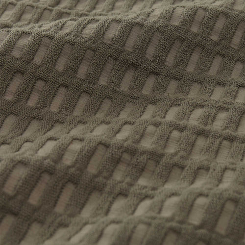 Novas bedspread, moss green, 100% cotton | URBANARA bedspreads & quilts