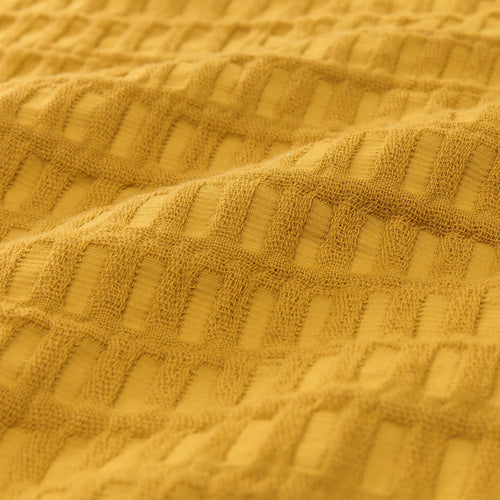 Novas bedspread, mustard, 100% cotton | URBANARA bedspreads & quilts