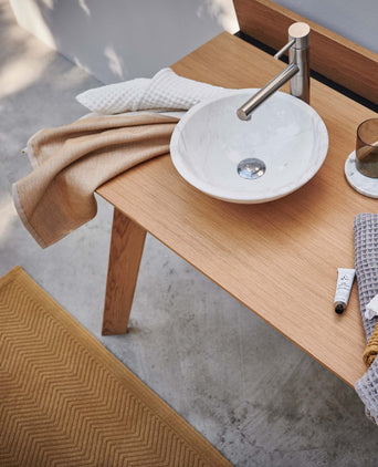 Ilhavo Beach Towel [Ochre/Natural white]