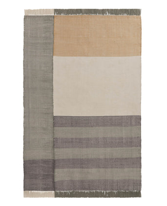 Rug Odala Pistachio & Dark Blue Grey, 100% Recycled PET