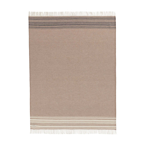 Oroya Alpaca Blanket beige, 50% alpaca wool & 50% merino wool | URBANARA alpaca blankets