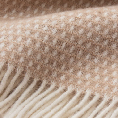 Osele Wool Blanket [Beige & Off-white]