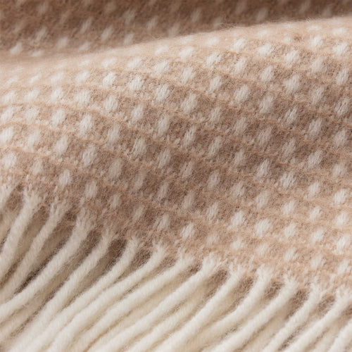 Osele Wool Blanket [Beige & Off-white]