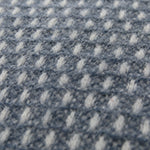Cushion Cover Osele Dark grey blue & Off-white, 100% Lambswool | High quality homewares 