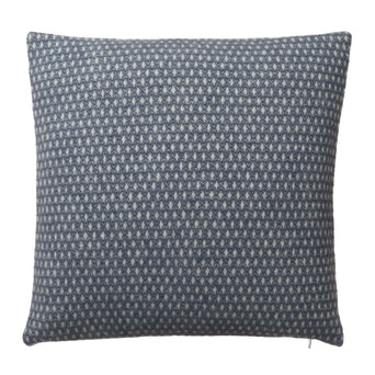 Cushion Cover Osele Dark grey blue & Off-white, 100% Lambswool