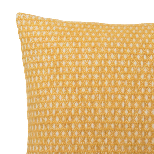Mustard & Off-white Cushion Cover Osele | Home & Living inspiration | URBANARA
