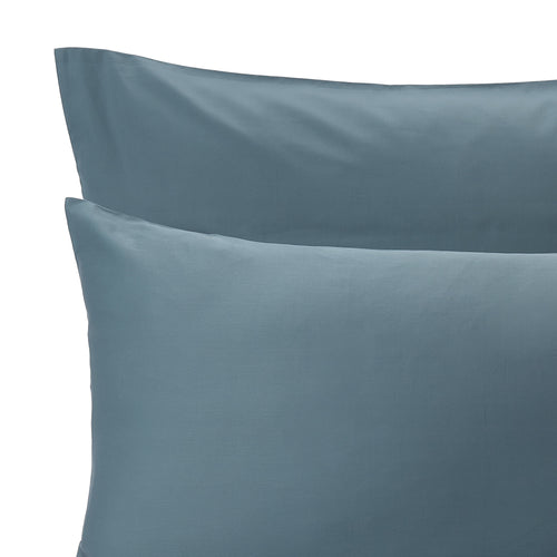 Oufeiro Sateen Bed Linen pale teal, 100% organic cotton | URBANARA sateen bedding