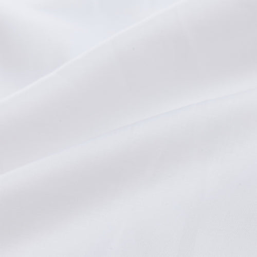 Oufeiro fitted sheet, white, 100% organic cotton | URBANARA fitted sheets