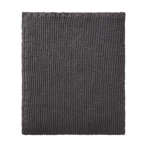 Bedspread Ovelha Charcoal, 60% Cotton & 40% Linen