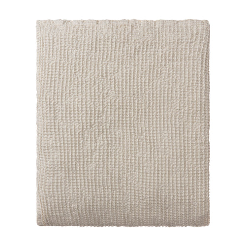 Bedspread Ovelha Natural, 60% Cotton & 40% Linen