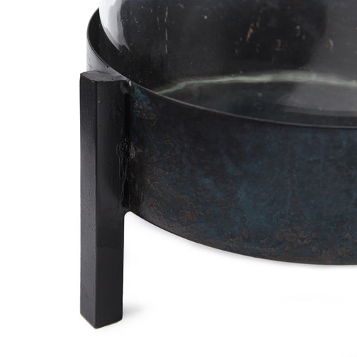Ozar Windlight Candle Holder black, 100% glass & 100% metal | Find the perfect candles & scents