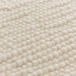 Runner Palani Natural white, 100% Wool | Find the perfect Cotton Rugs