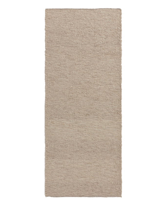 Runner Palani Sandstone melange, 100% Wool