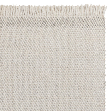 Palasi Rug ivory & light grey melange, 70% wool & 30% polyester