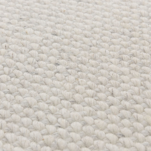 Palasi Rug ivory & light grey melange, 70% wool & 30% polyester | High quality homewares