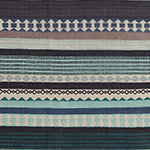 Patewa Rug teal & light blue & grey & off-white, 100% cotton | High quality homewares
