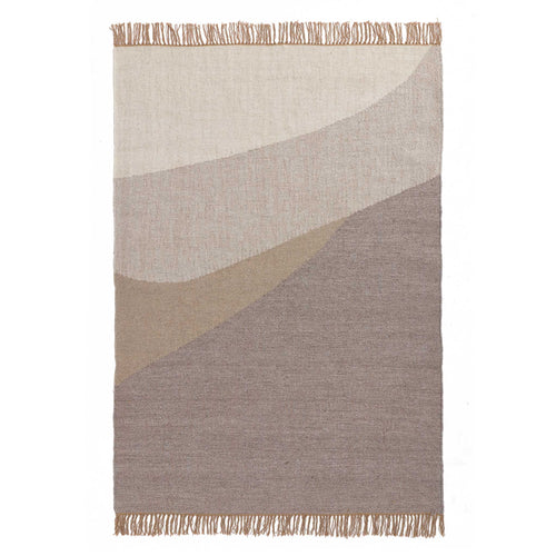 Pawai Wool Rug [Grey/Sandstone/Natural white]