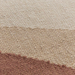 Rug Pawai Pale terracotta & Straw & Natural white, 100% Wool | Find the perfect Wool Rugs