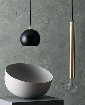 Koge pendant lamp, black, 100% stainless steel